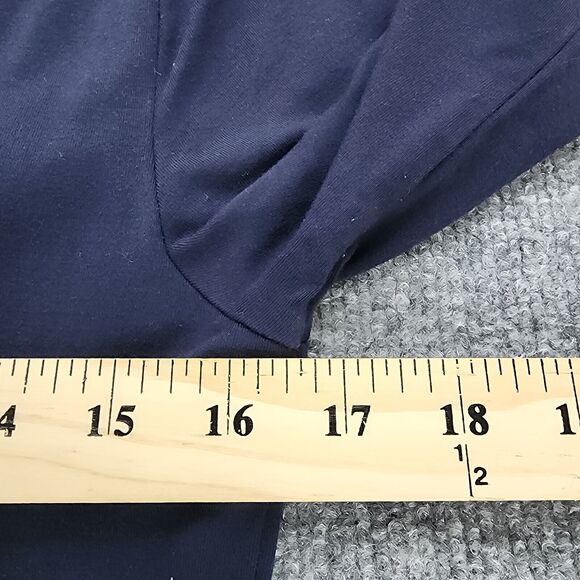 Brooks Brothers Dress Womens Small Blue Navy Gold Buttons 3/4 Sleeve Button up - Picture 8 of 16